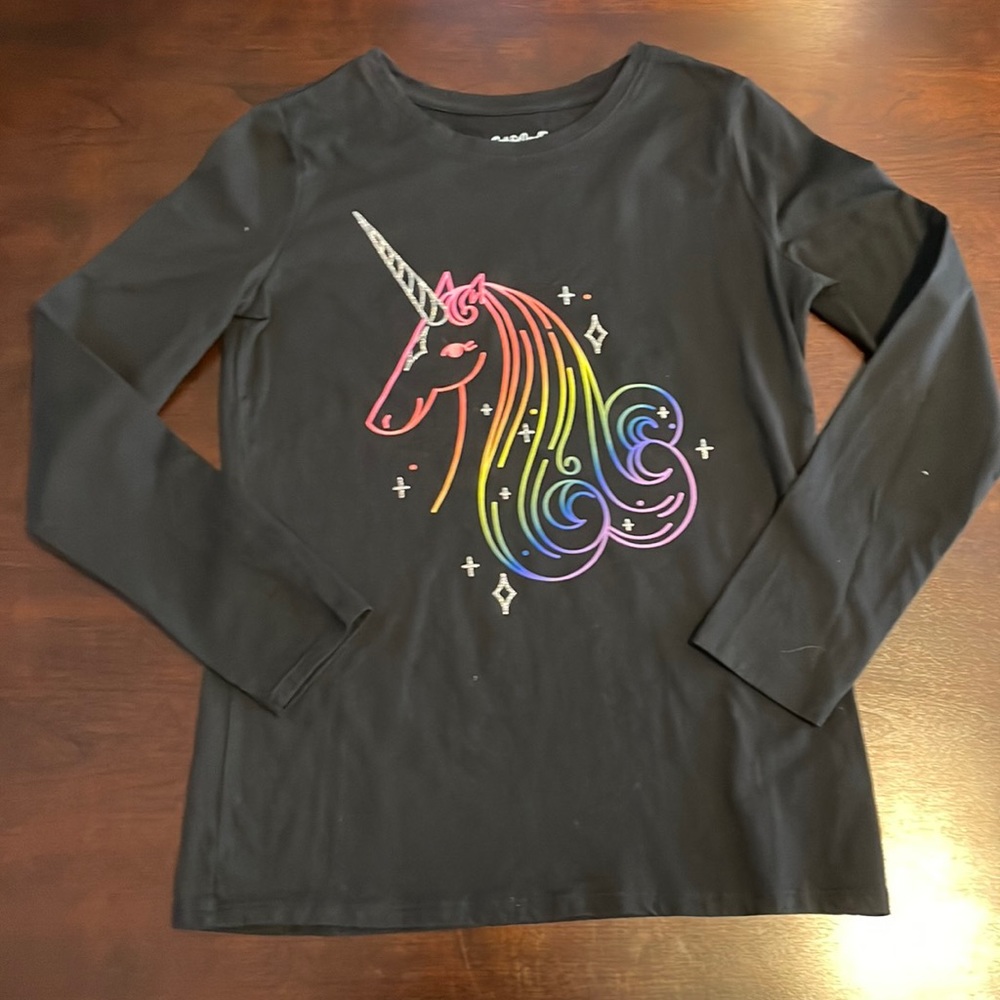2/$10 Unicorn tee, size 10/12